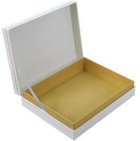 TPC028  Tailor made garment shirt case  design shirt case  make scarf gift box  shirt case manufacturer front view